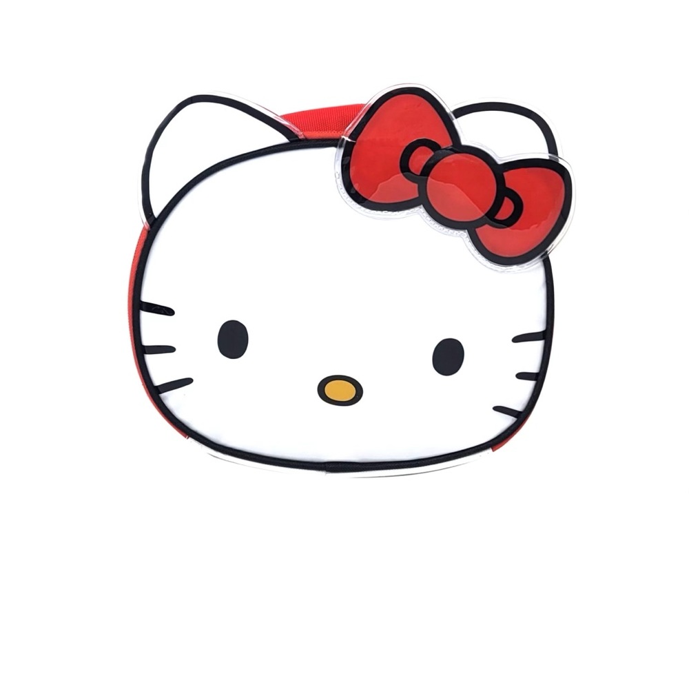 Sanrio Hello Kitty Head Shaped Lunch Bag RED Bow